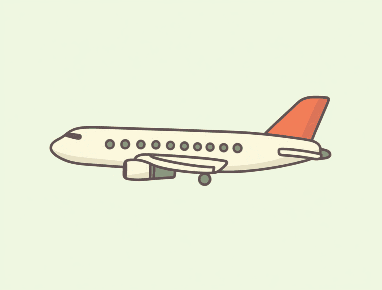 Airplane 324 original repeating artwork