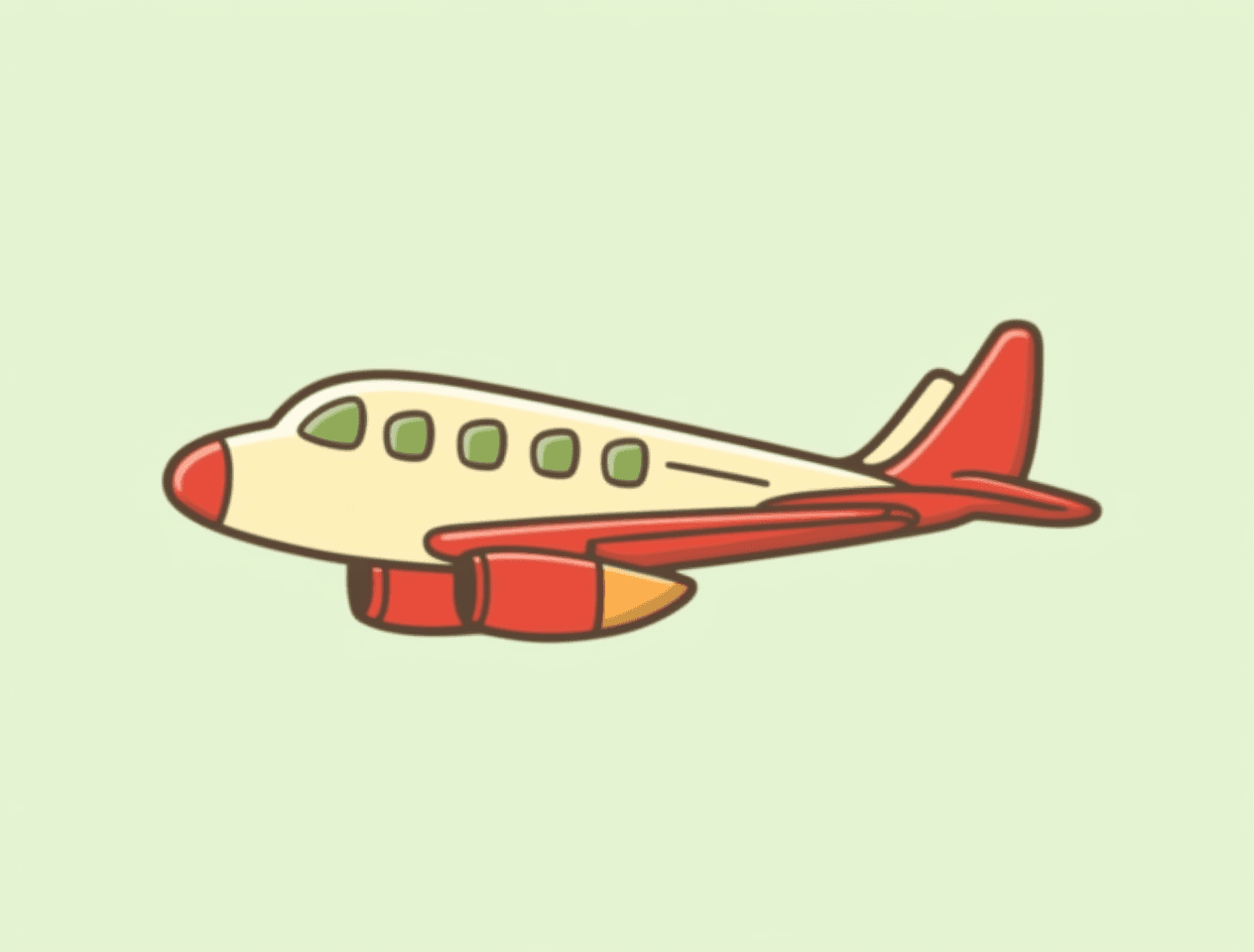 Airplane 301 original repeating artwork