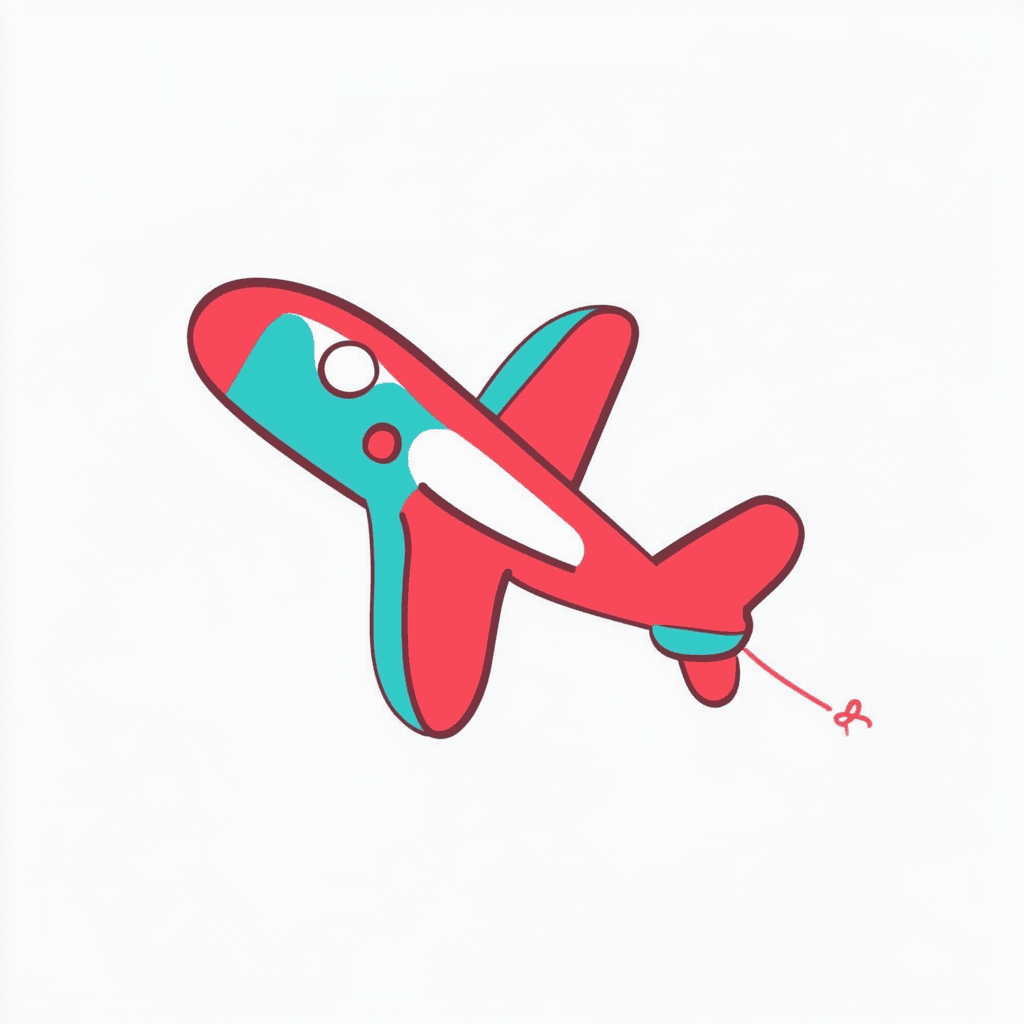 Airplane Coast original repeating artwork