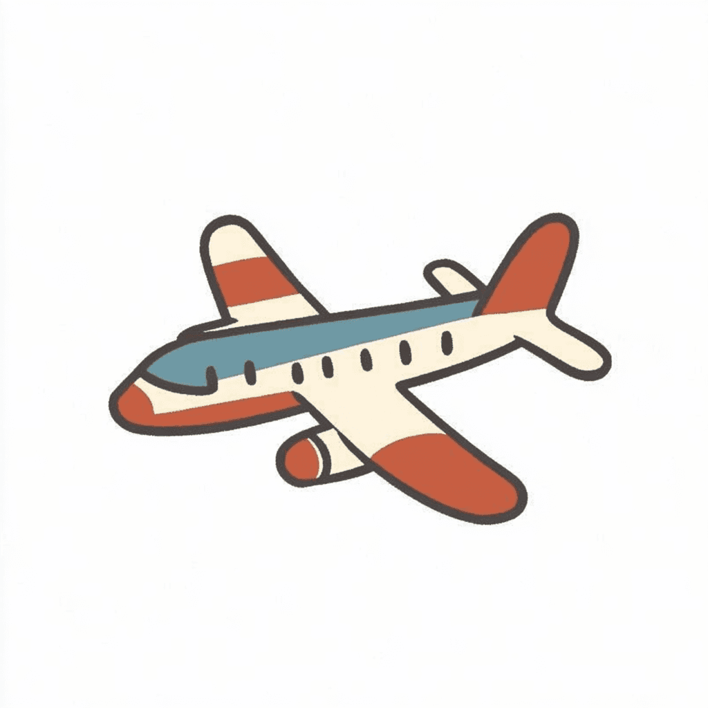 Airplane 078 original repeating artwork