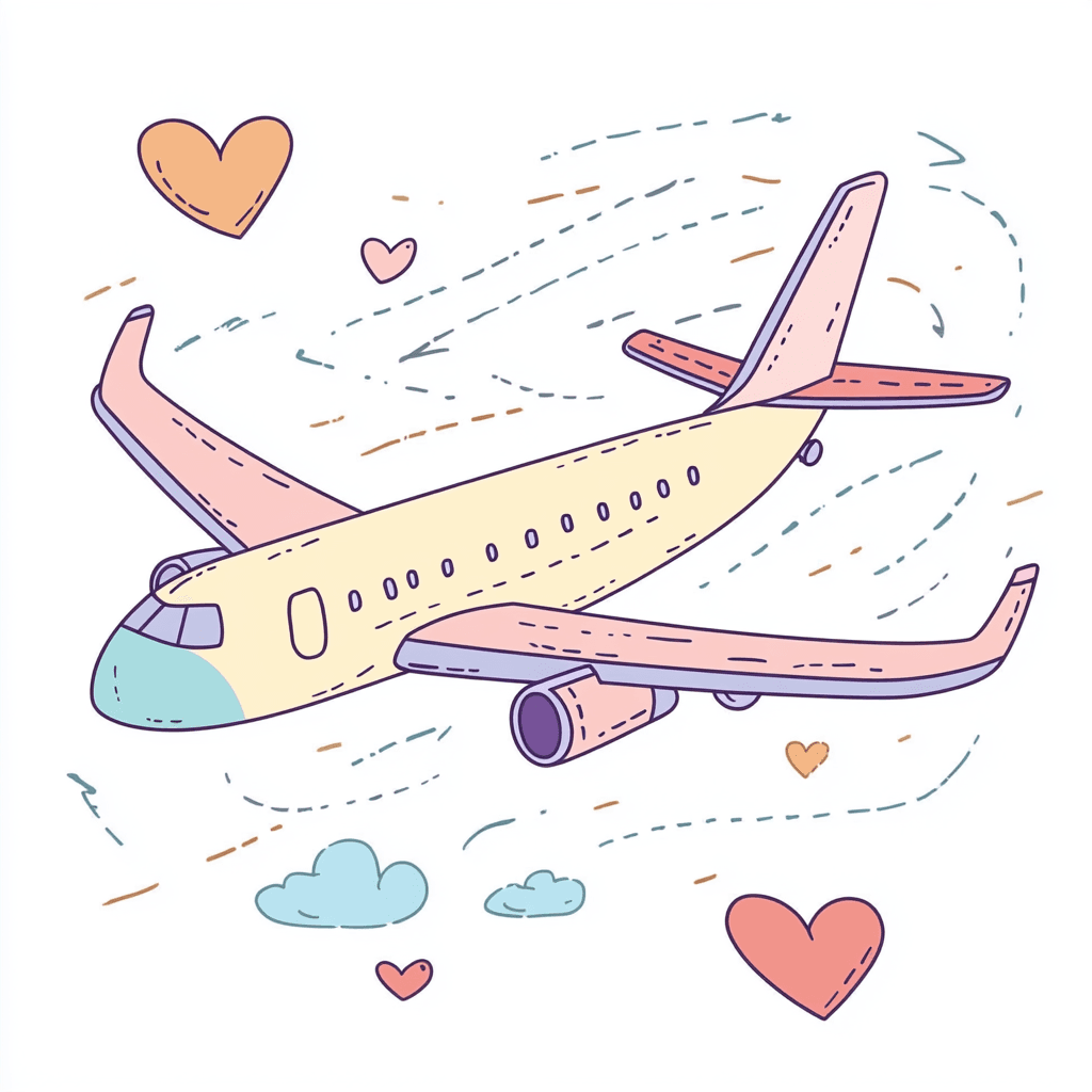 Airplane 048 original repeating artwork