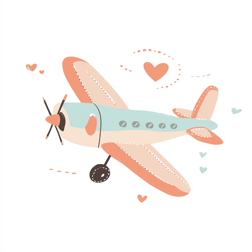 Airplane 172 original repeating artwork