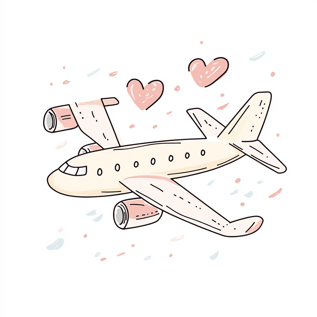 Airplane Neon original repeating artwork