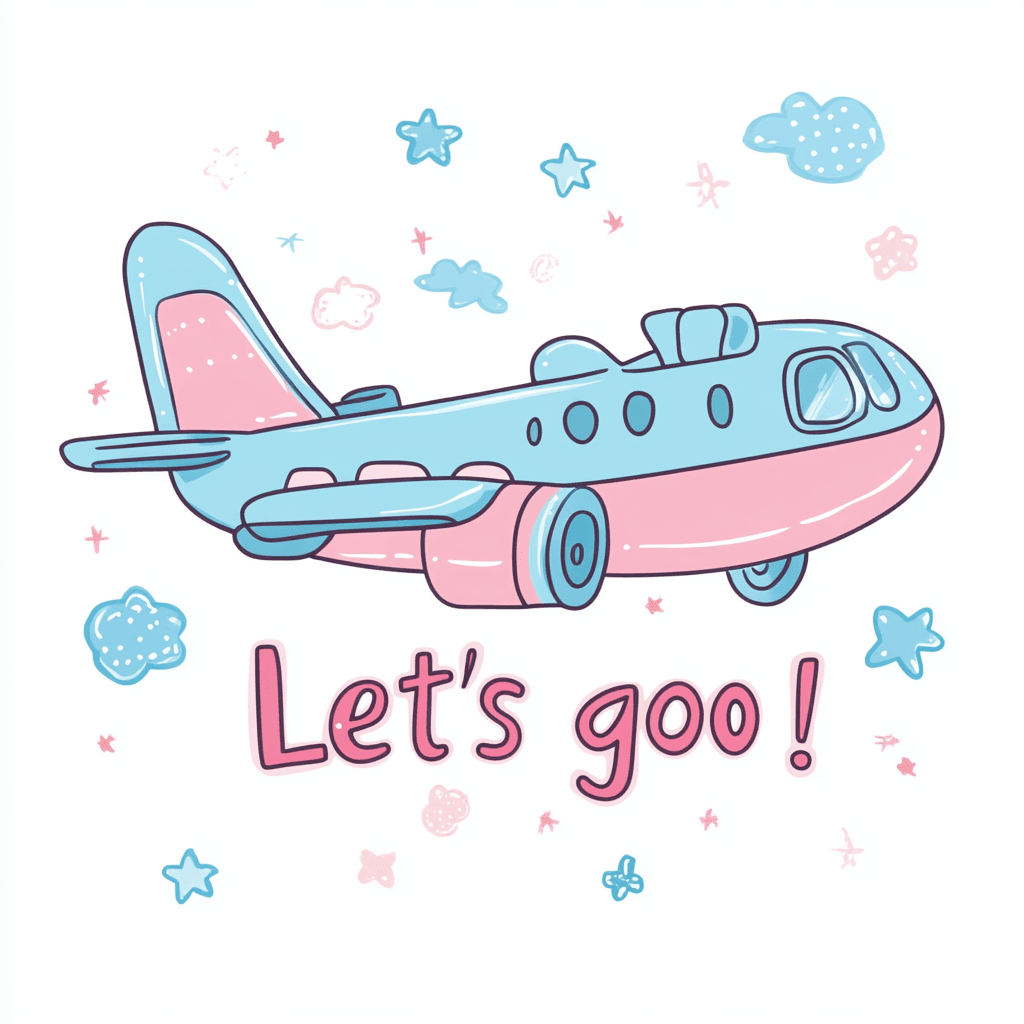 Airplane 366 original repeating artwork
