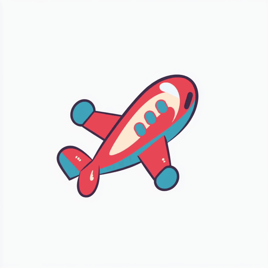 Airplane 083 original repeating artwork
