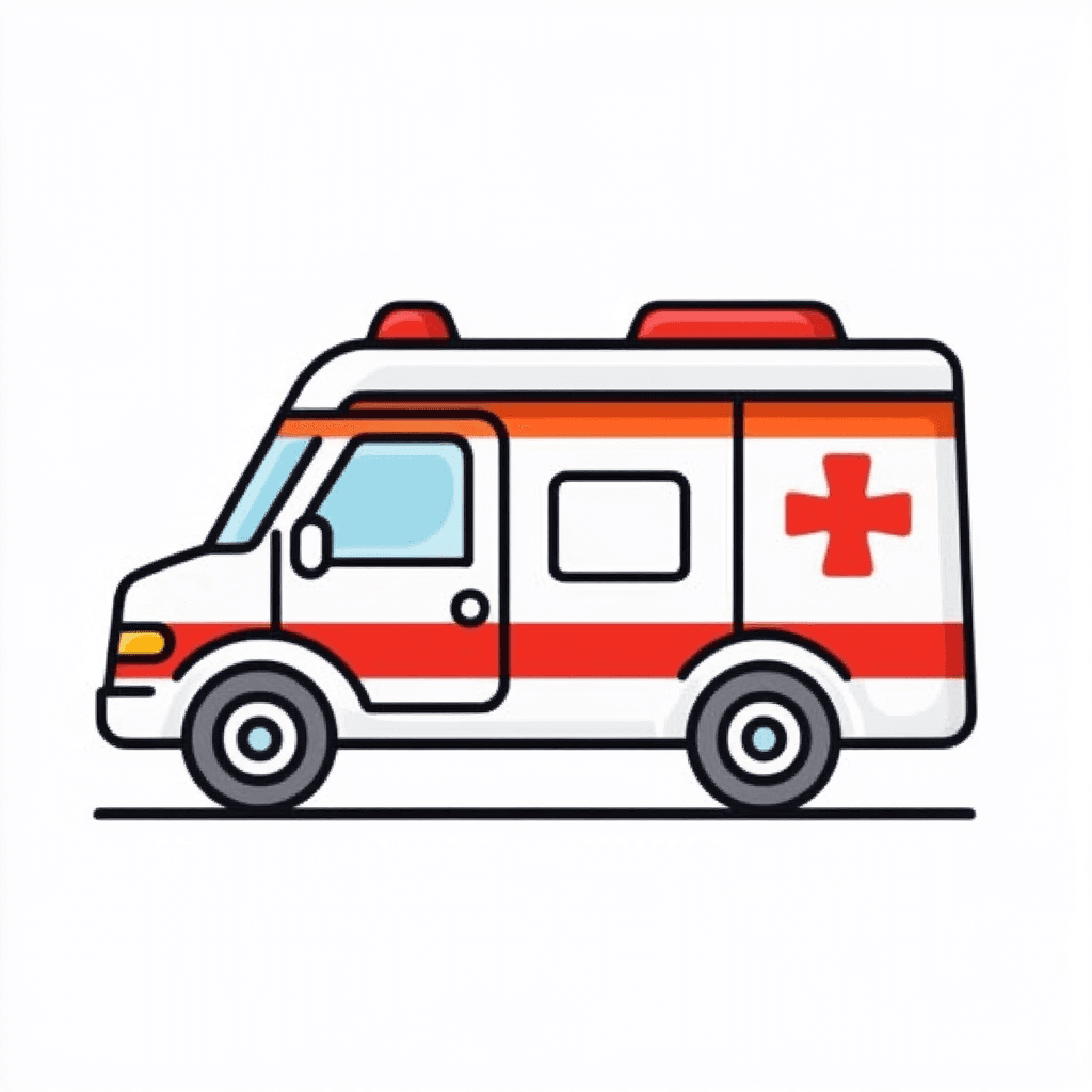 Ambulance 005 original repeating artwork