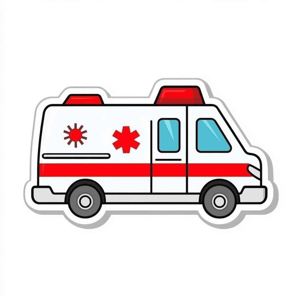 Ambulance 012 original repeating artwork
