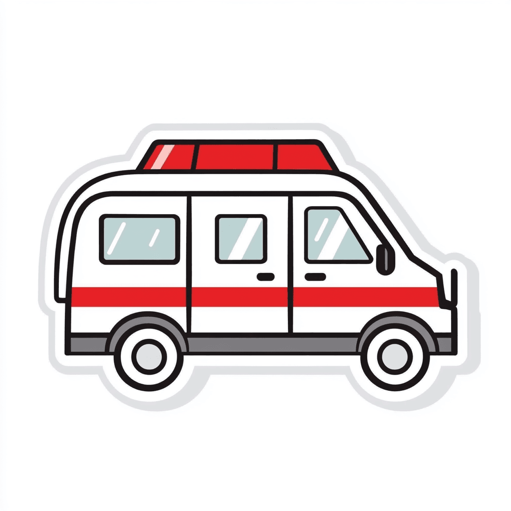 Ambulance 009 original repeating artwork