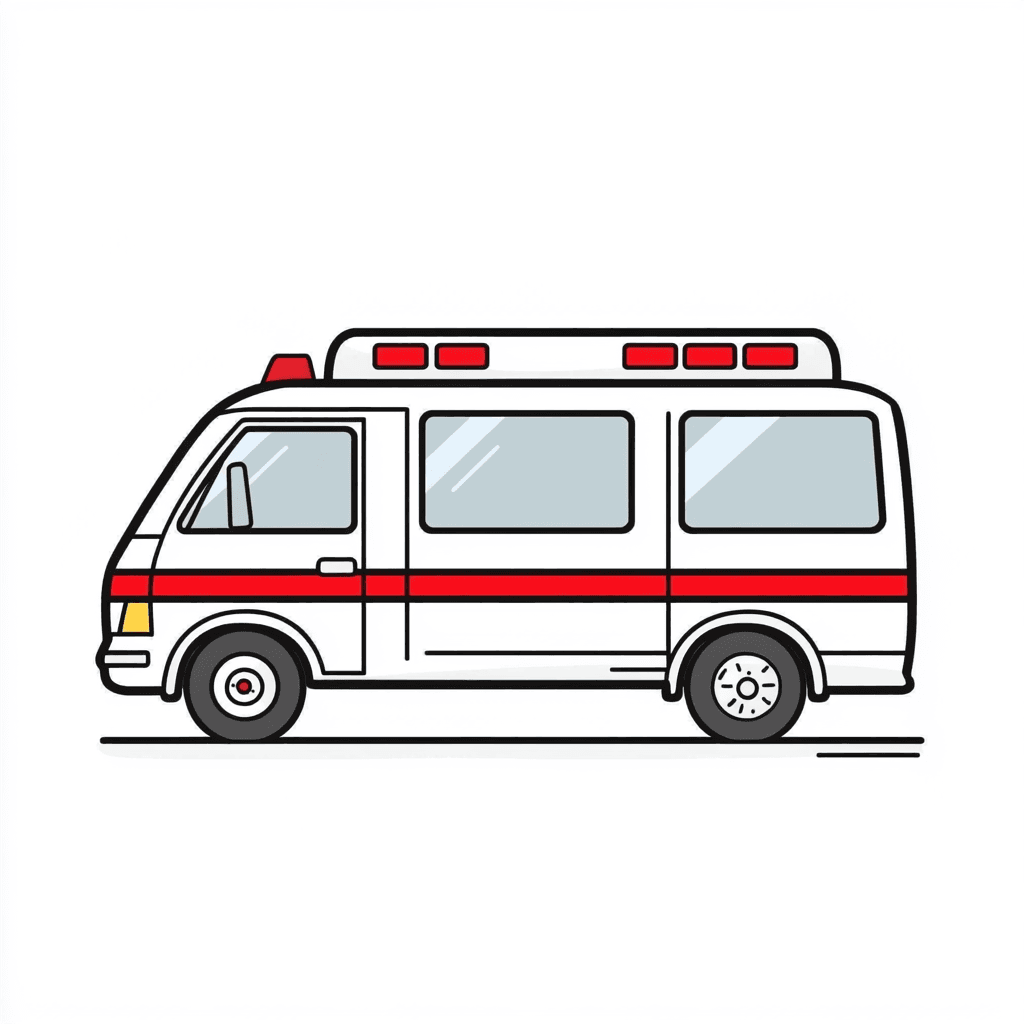 Ambulance 002 original repeating artwork