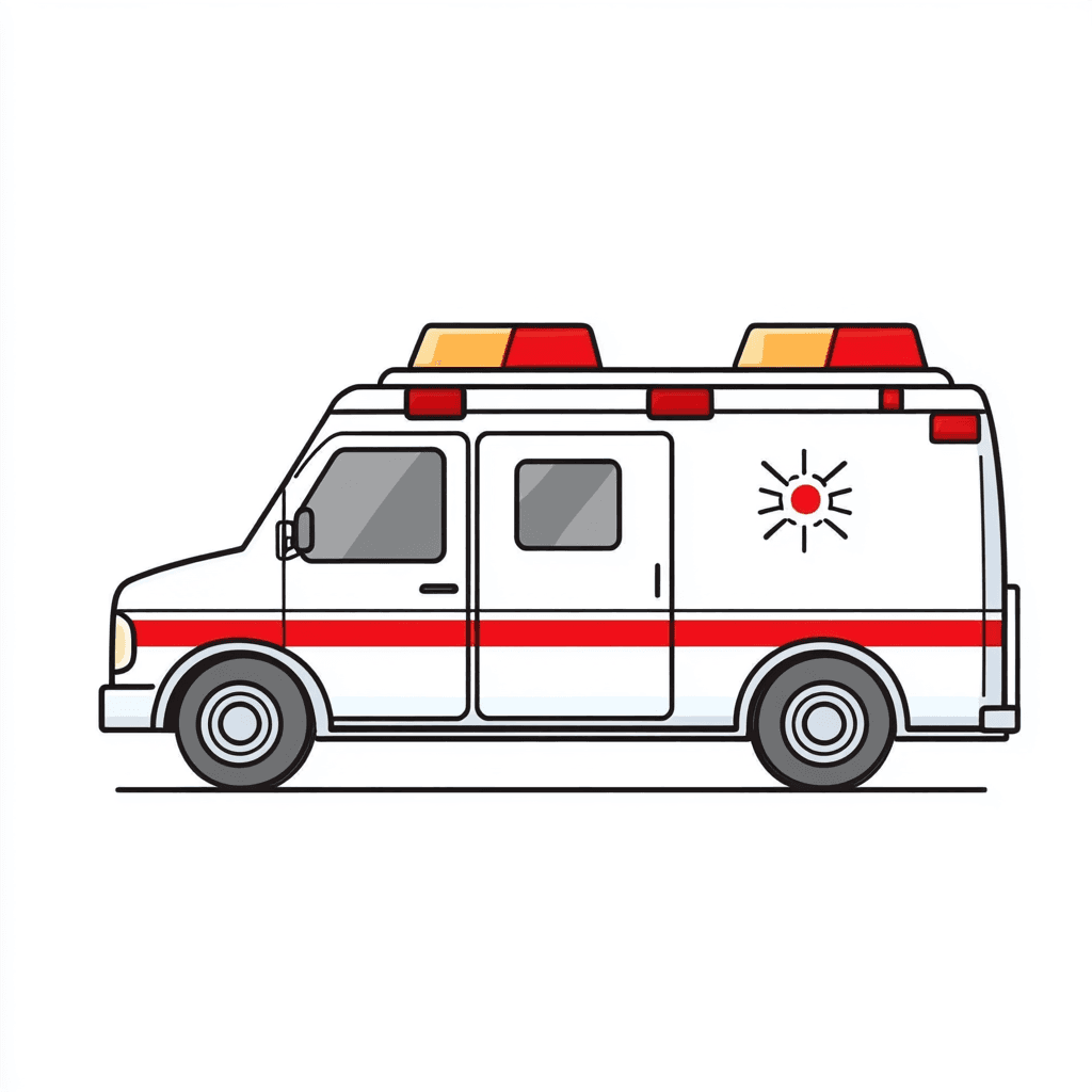 Ambulance 006 original repeating artwork