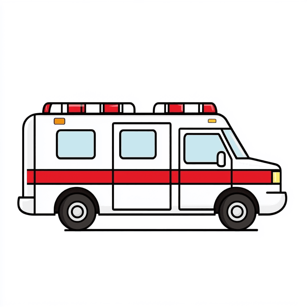 Ambulance 013 original repeating artwork
