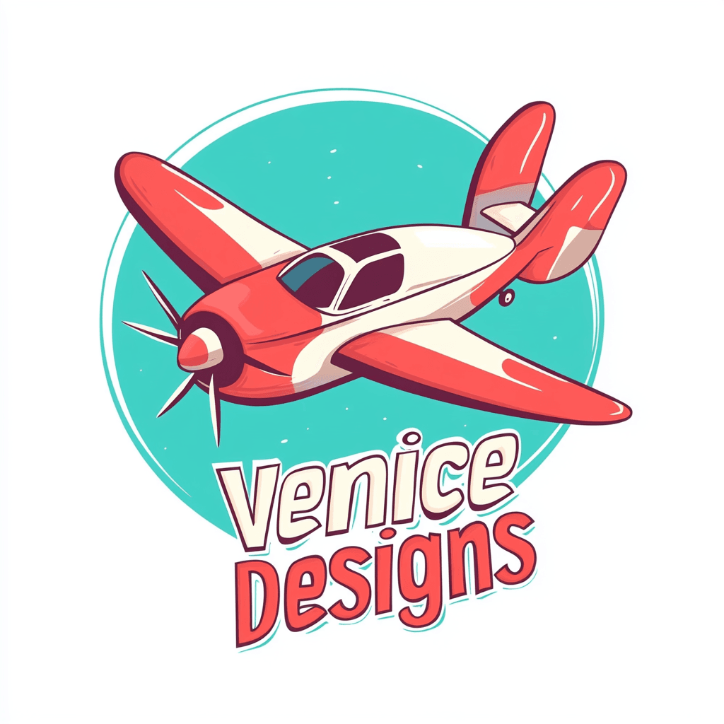 Airplane Fizz original repeating artwork