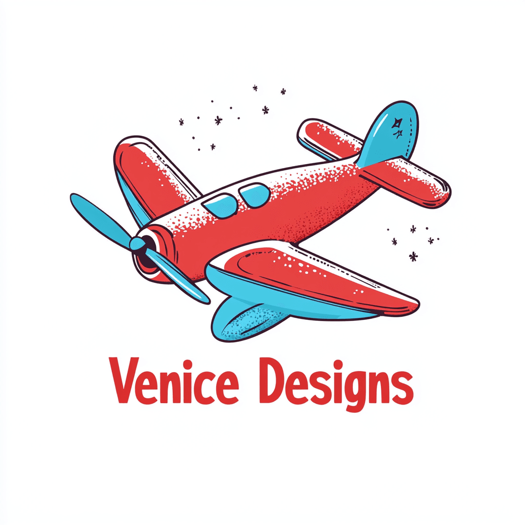 Airplane 147 original repeating artwork