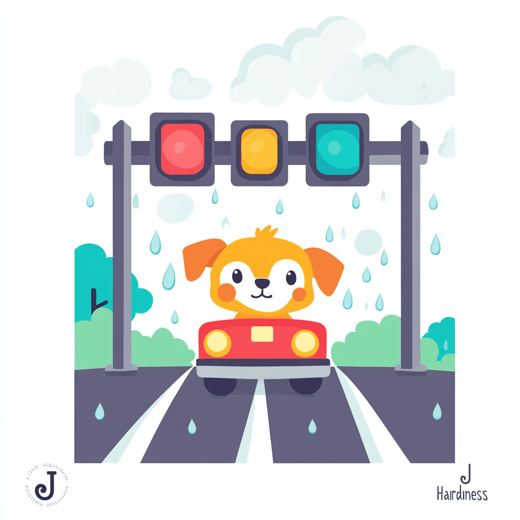 Puppy Tune original repeating artwork