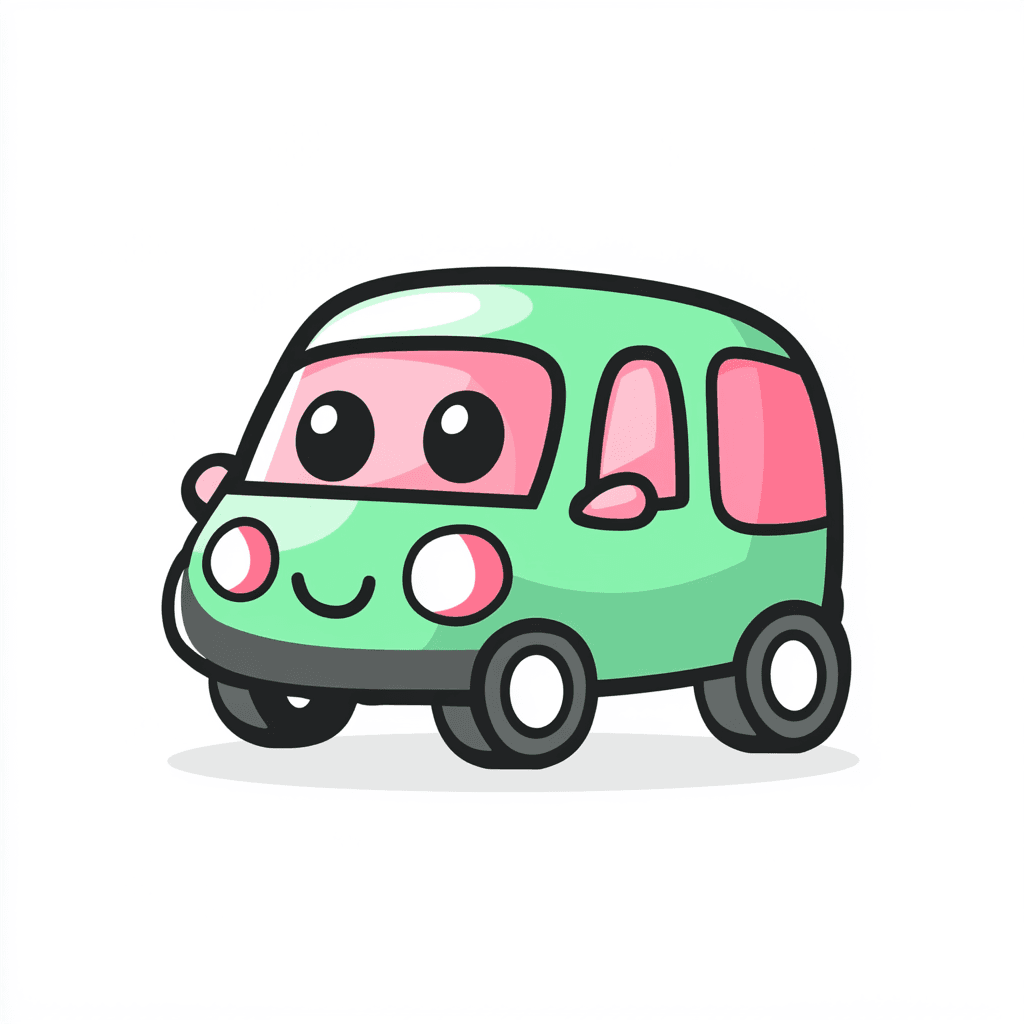 Cartoon Car Shade original repeating artwork
