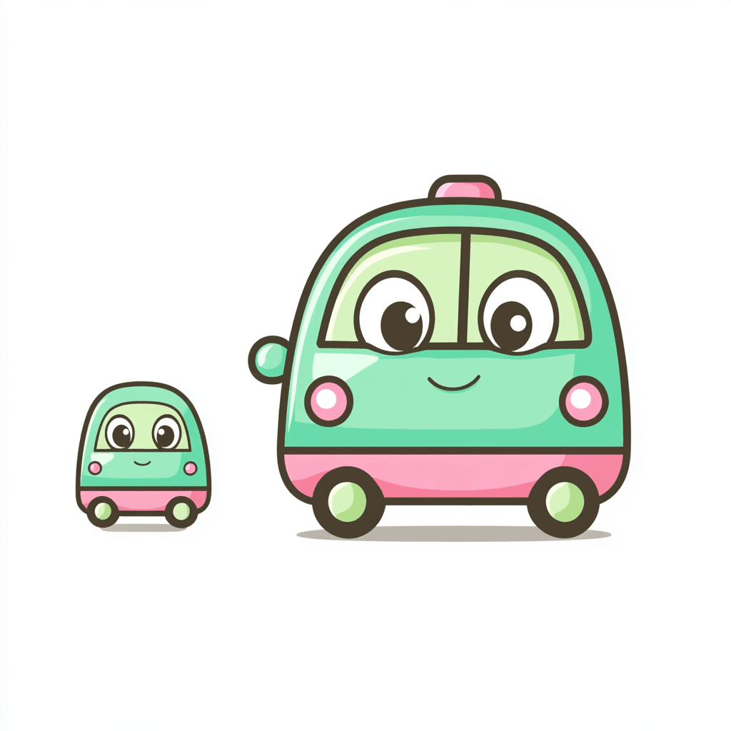 Cartoon Car 045 original repeating artwork