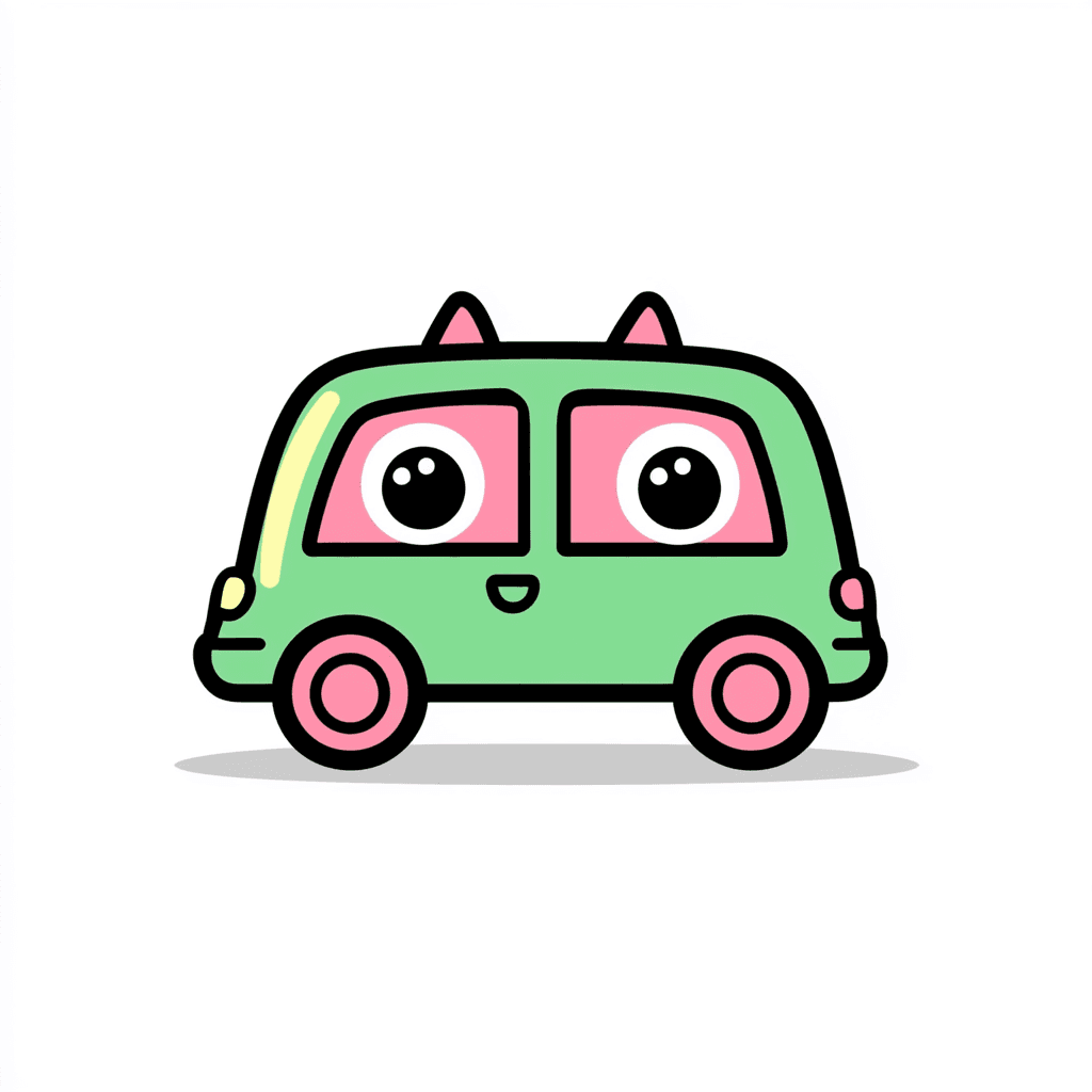 Cartoon Car 002 original repeating artwork