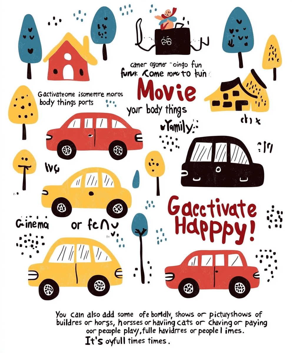 Car Corner original repeating artwork