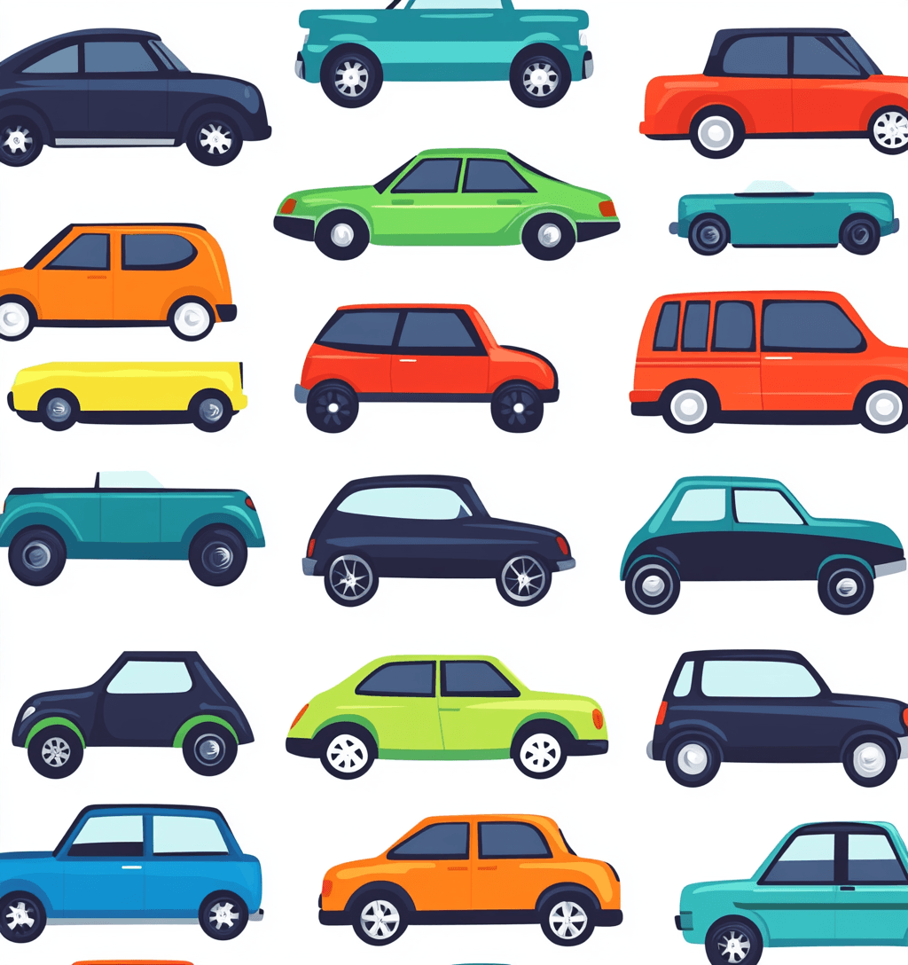 Car Bop original repeating artwork
