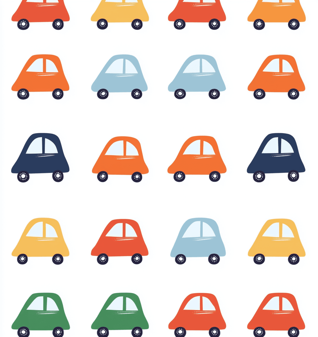 Car 857 original repeating artwork