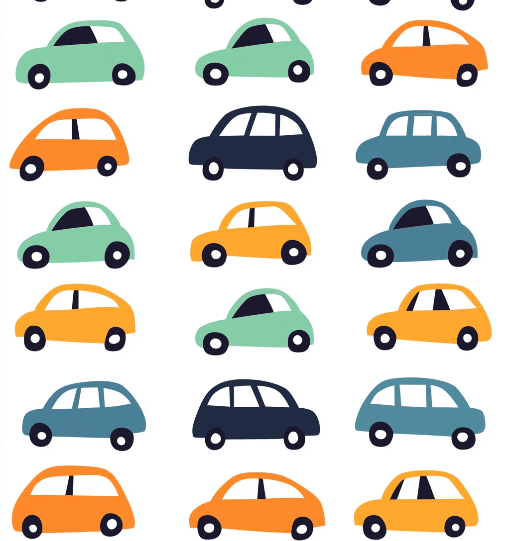 Car Tribe original repeating artwork