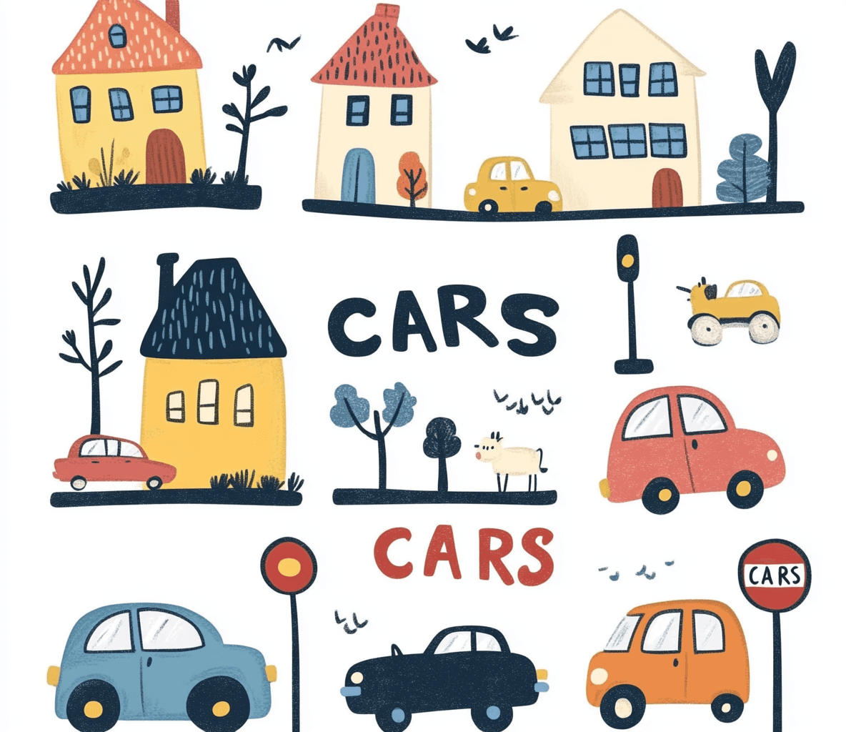 Car 823 original repeating artwork