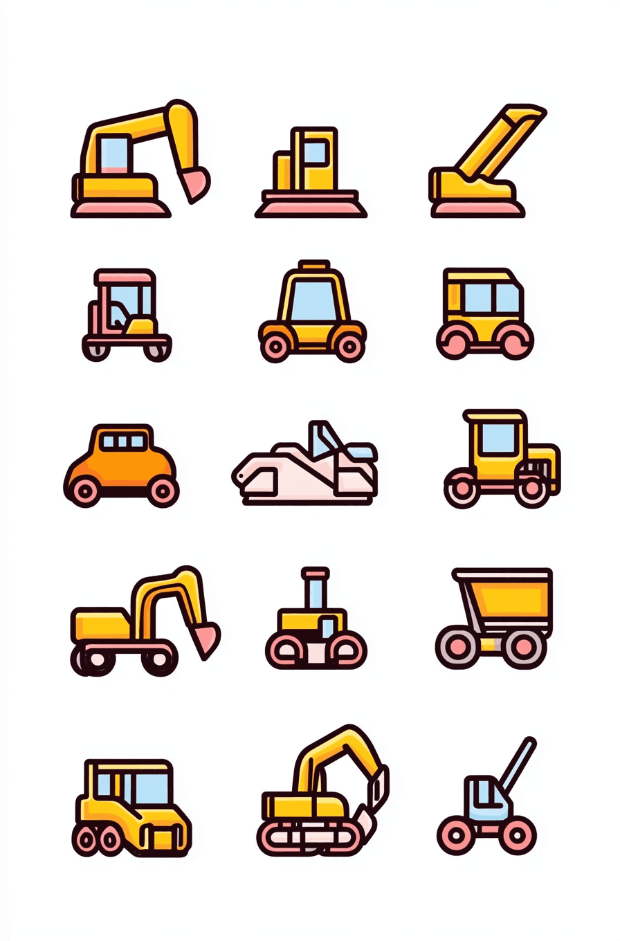 Truck 009 original repeating artwork