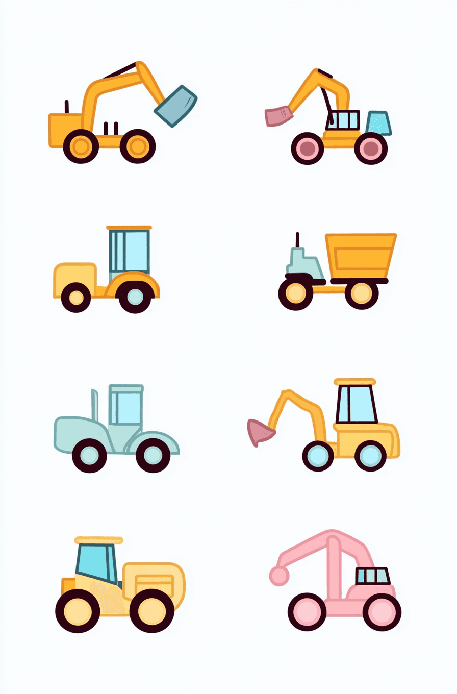 Truck 001 original repeating artwork