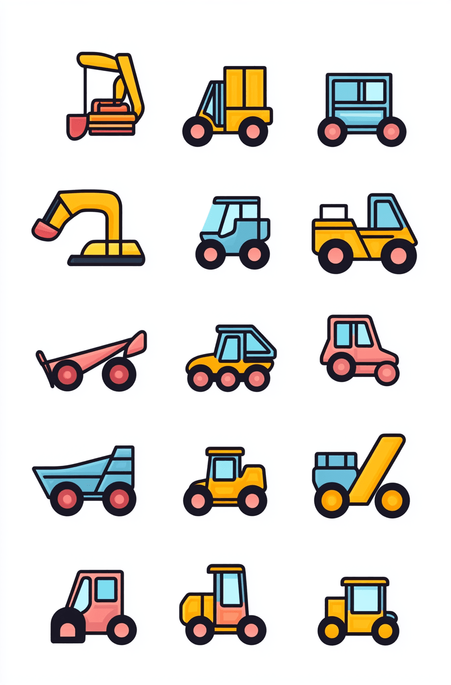 Truck Festival original repeating artwork