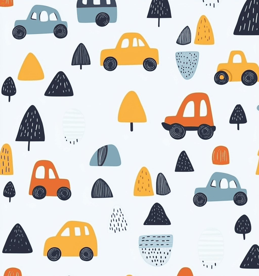 Car Street original repeating artwork
