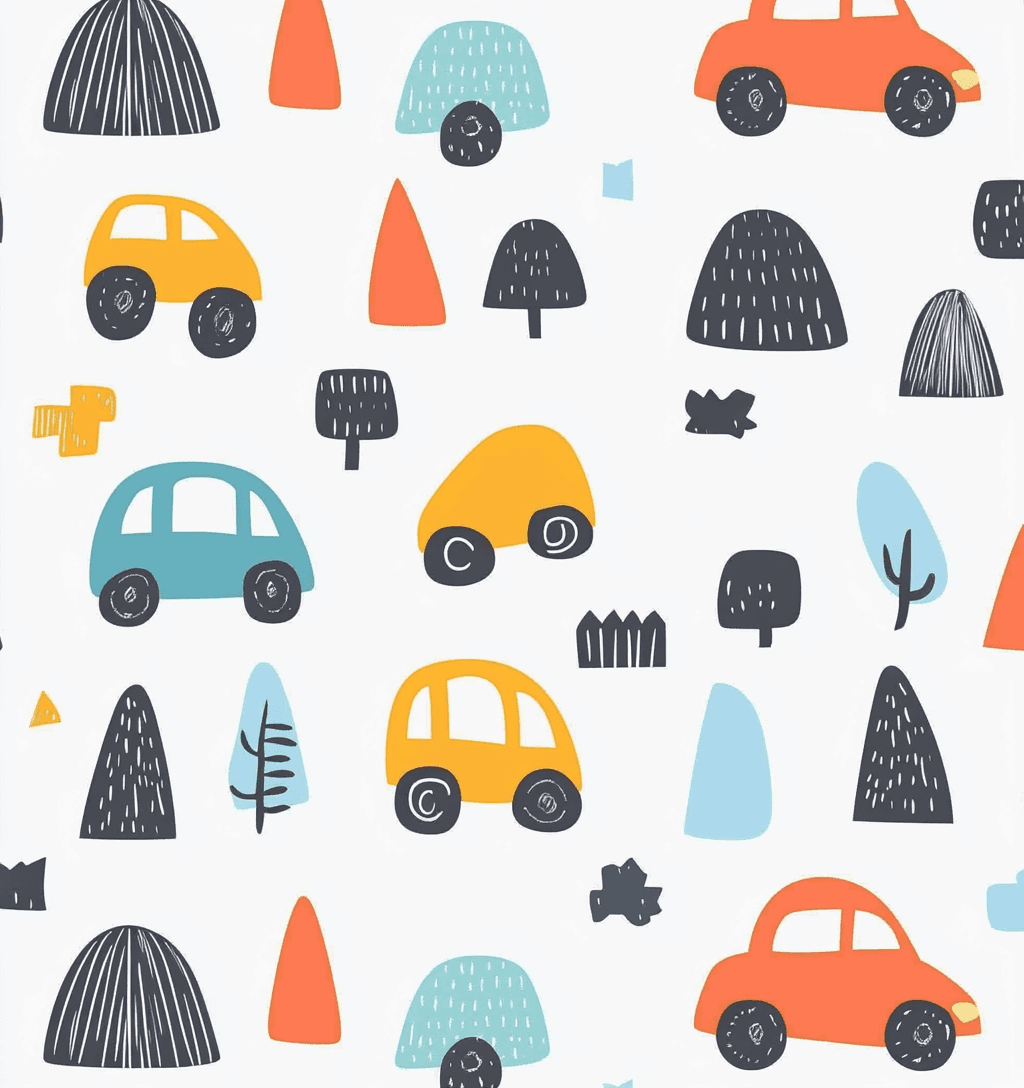Car 512 original repeating artwork