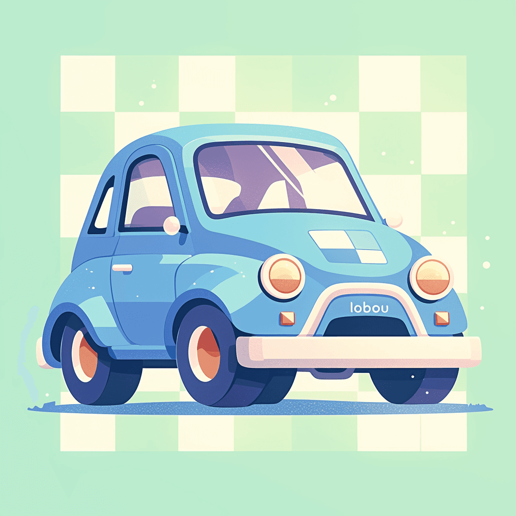 Cartoon Car 008 original repeating artwork