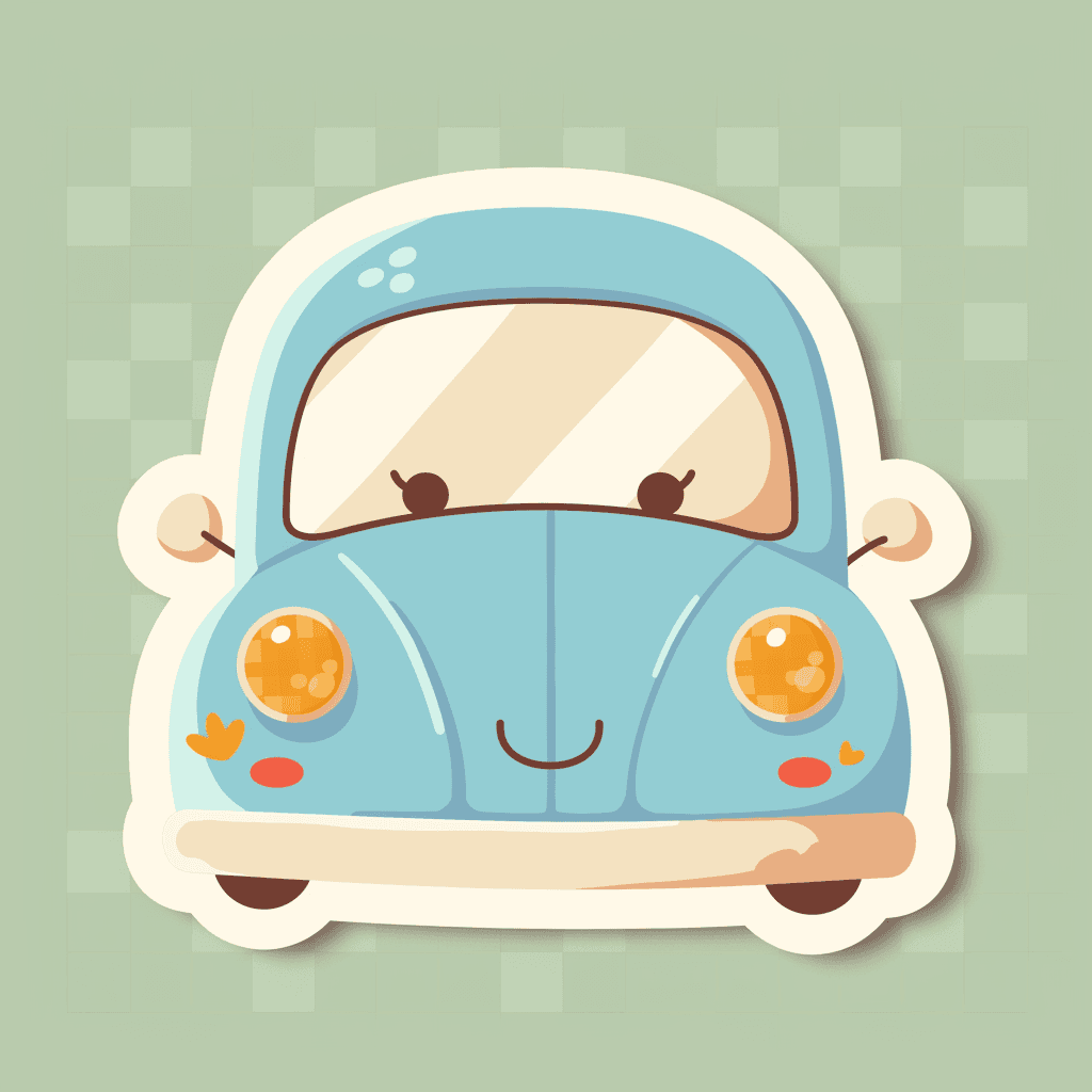 Cartoon Car Pop original repeating artwork
