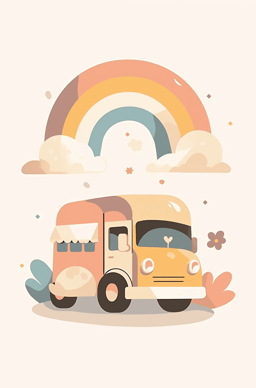Cartoon Car 006 original repeating artwork