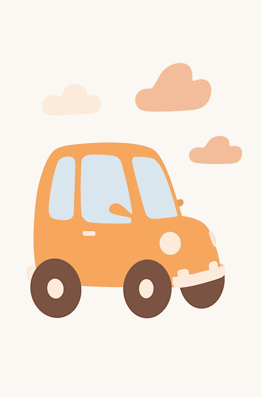Cartoon Car 024 original repeating artwork