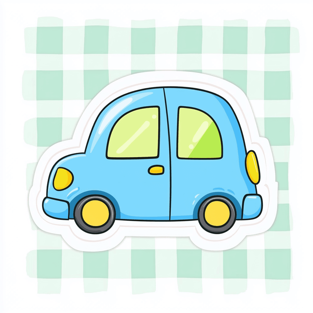 Cute Car 028 original repeating artwork