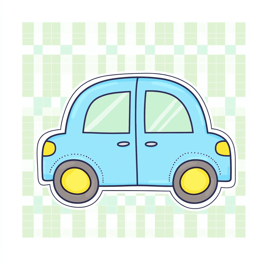 Cute Car Collective original repeating artwork