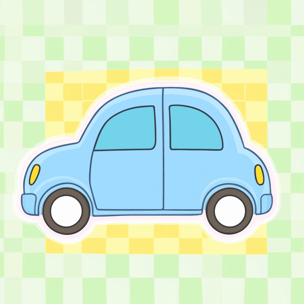 Cute Car Twilight original repeating artwork