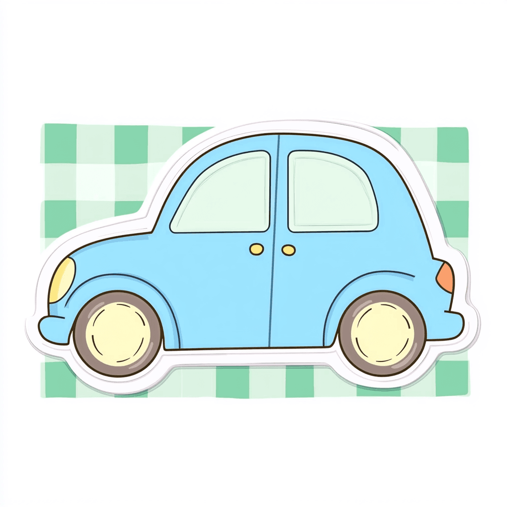 Cute Car Carnival original repeating artwork