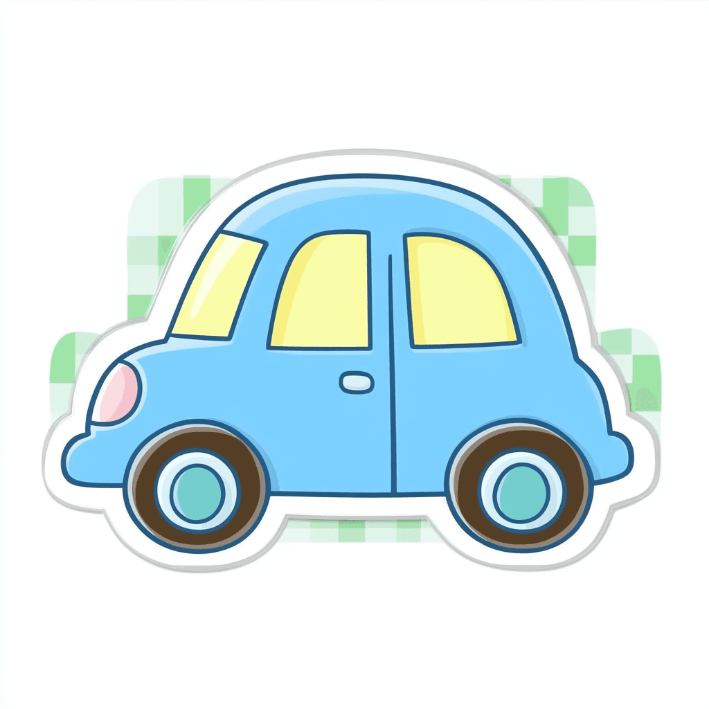 Cute Car 019 original repeating artwork
