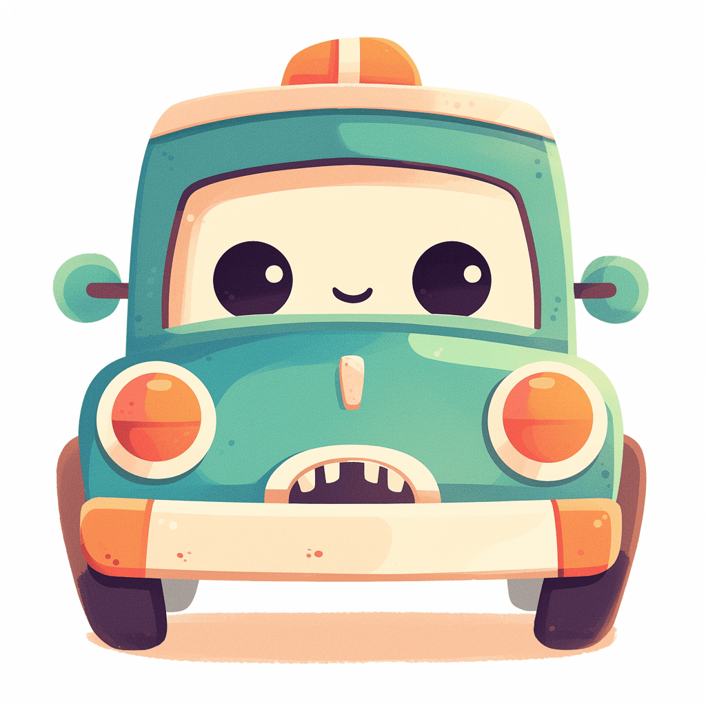 Cartoon Car Onyx original repeating artwork