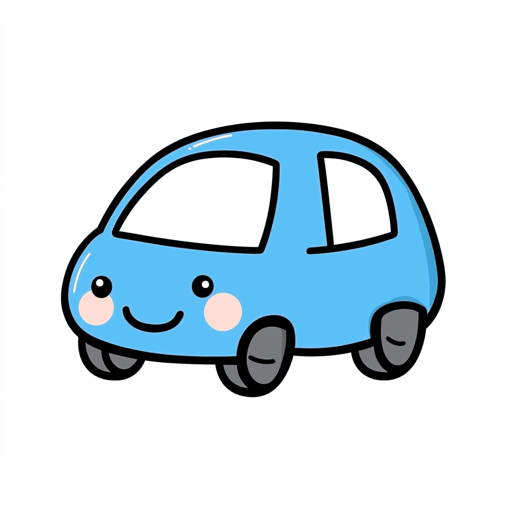 Cartoon Car Bold original repeating artwork
