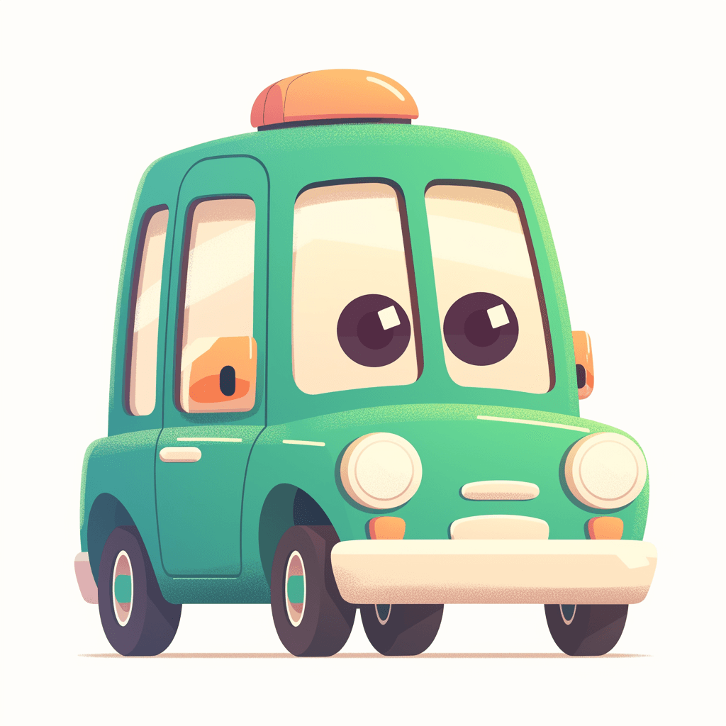 Cartoon Car Night original repeating artwork