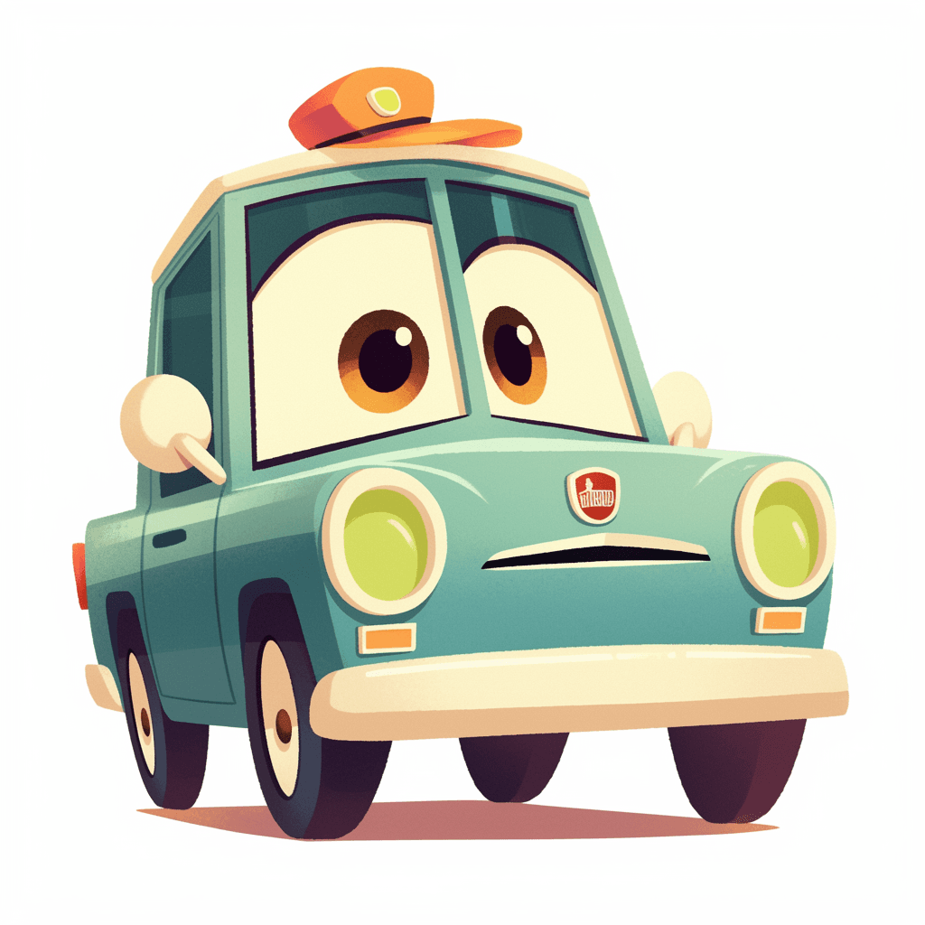 Cartoon Car 036 original repeating artwork