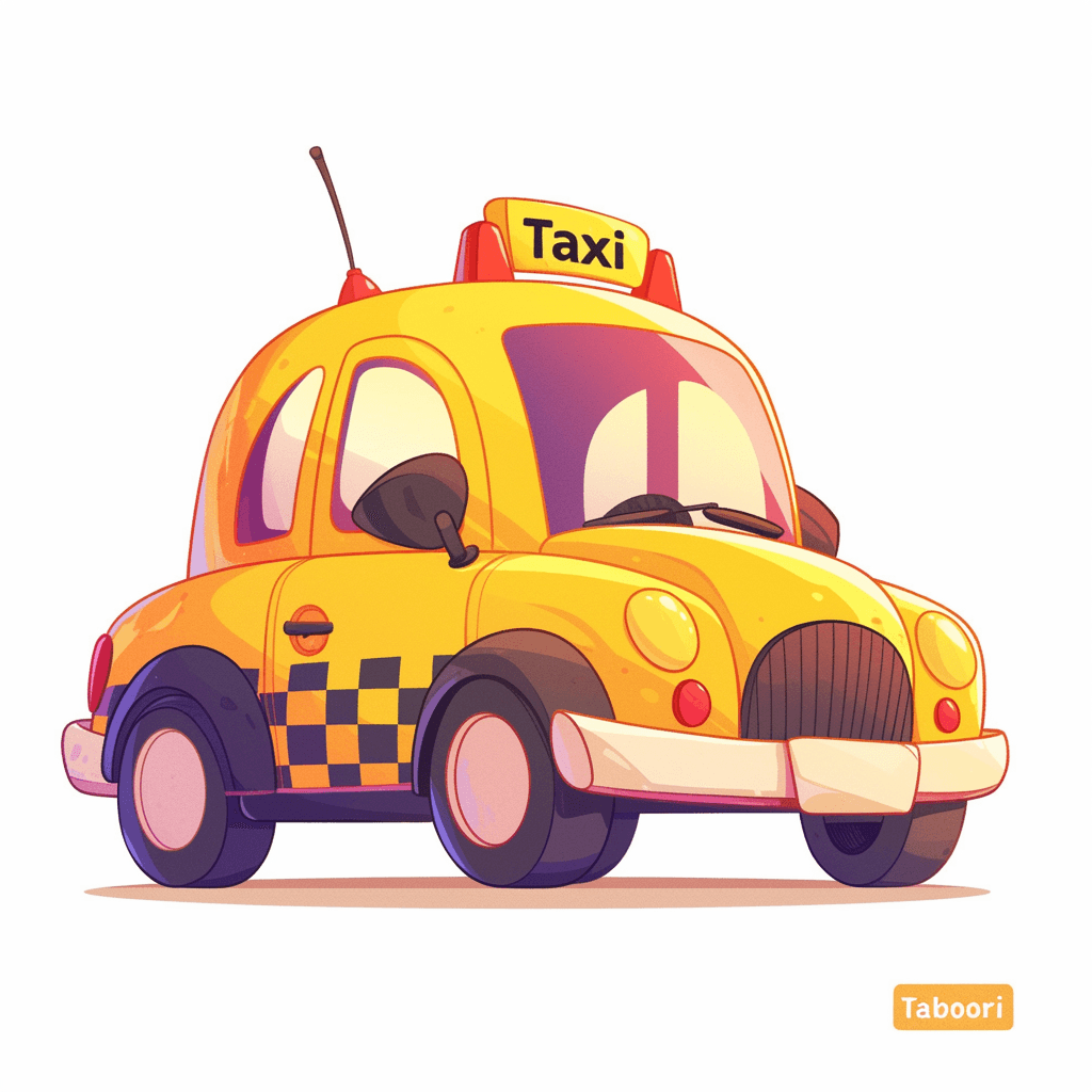 Taxi 006 original repeating artwork