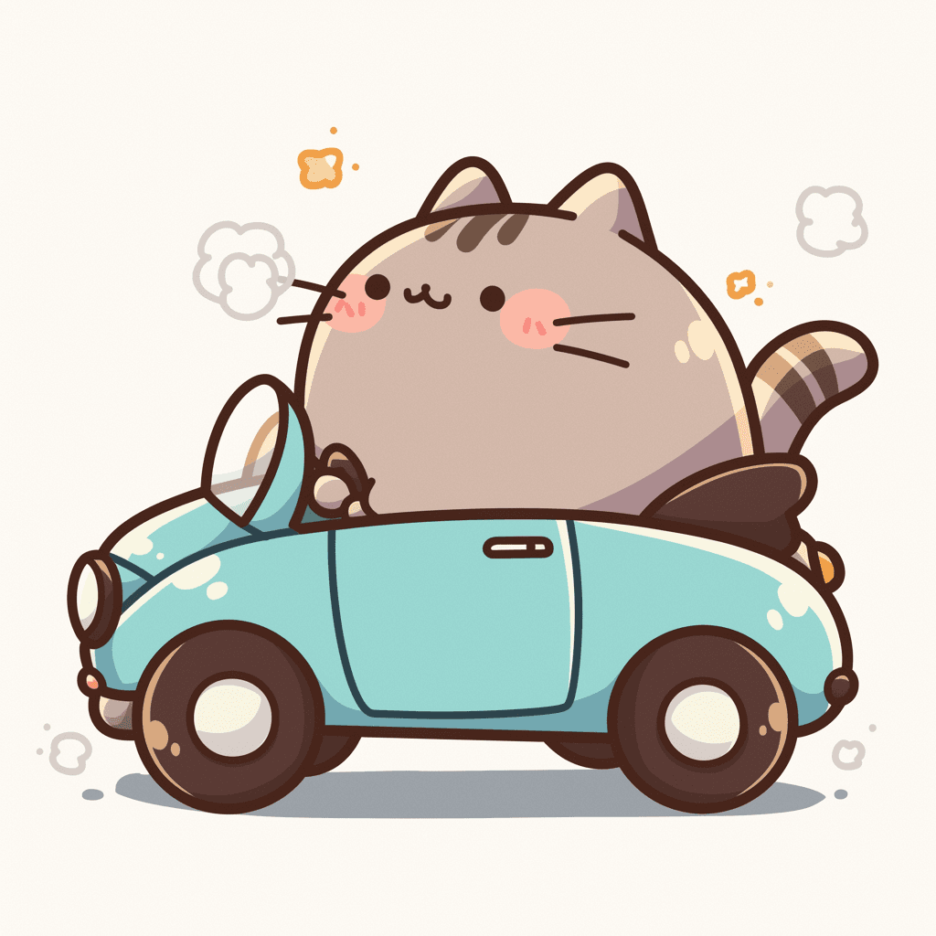 Cartoon Car Tribe original repeating artwork