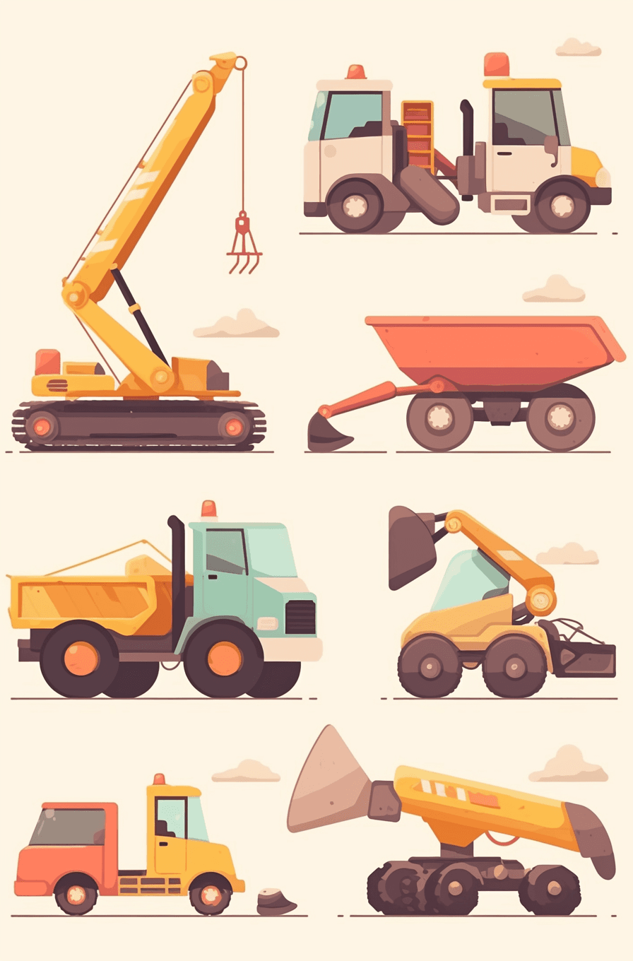 Truck Flip original repeating artwork