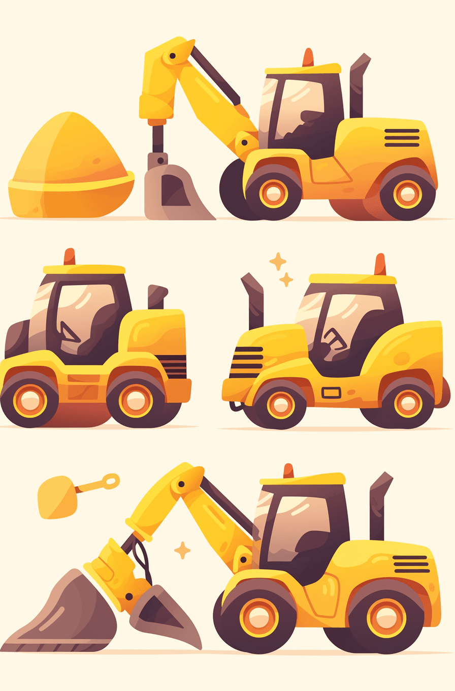 Truck Pastel original repeating artwork