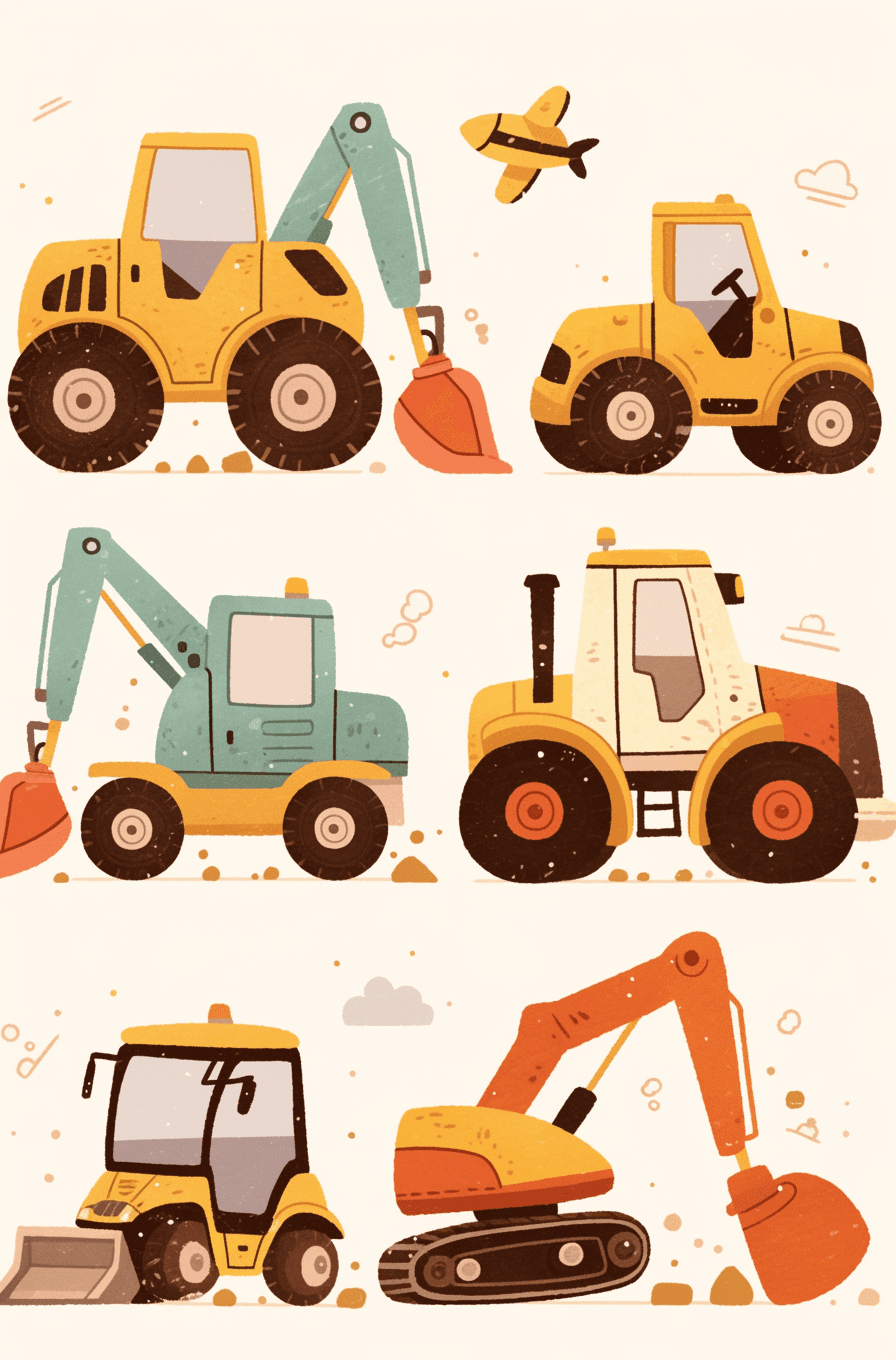 Truck Club original repeating artwork
