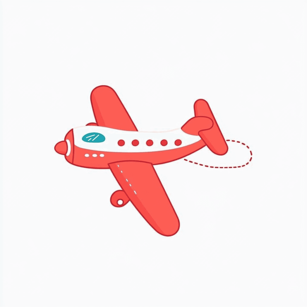 Airplane 013 original repeating artwork